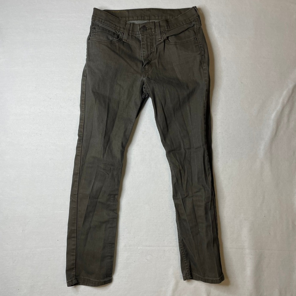 Levis 511 Slim Fit Jeans Mens W31 L30 Gray Waterless Denim Pants